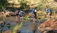 River crossing at Crystal Falls camp on the Jatbula Trail |  <i>Emma Pierce</i>