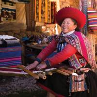 Quechua woman backstrap weaving in Chinchero | Mark Tipple