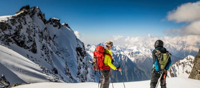 Trekkers take a break to enjoy the views | Lachlan Gardiner